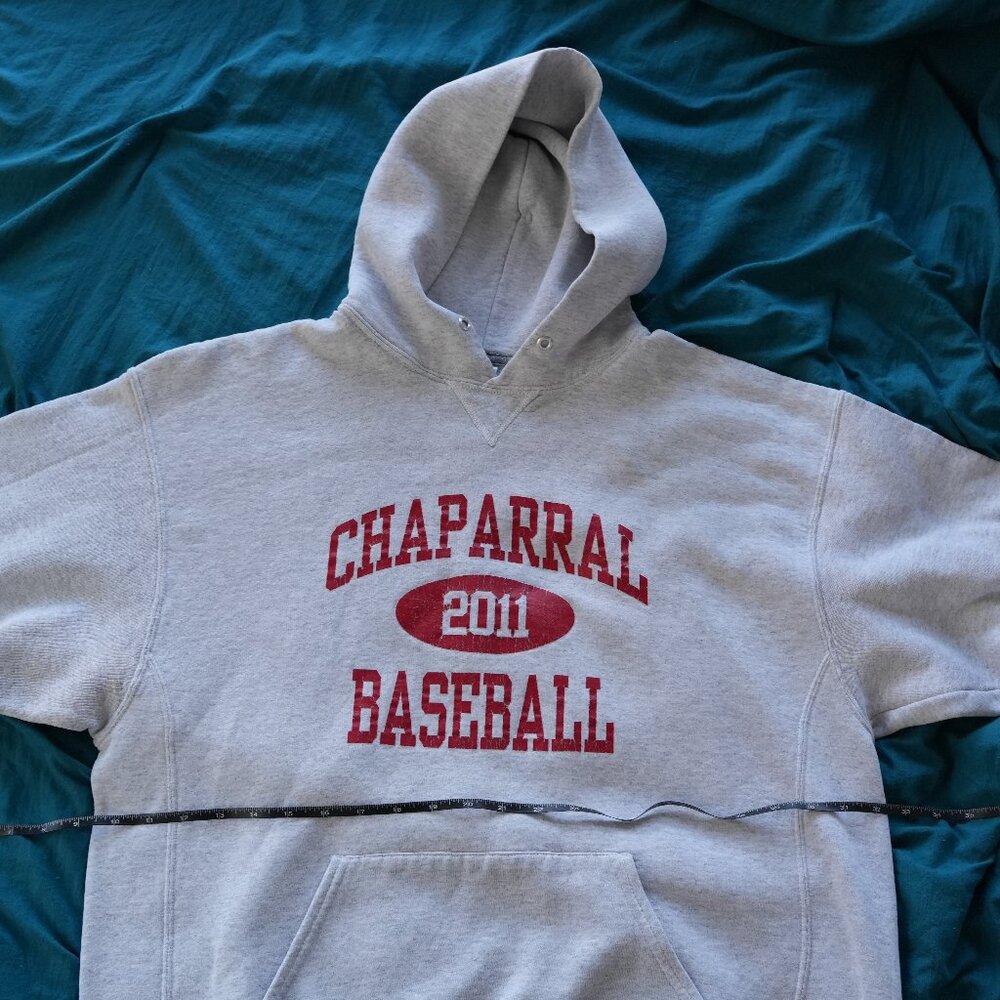 XL Gray Baseball Hoodie - Chaparral Baseball